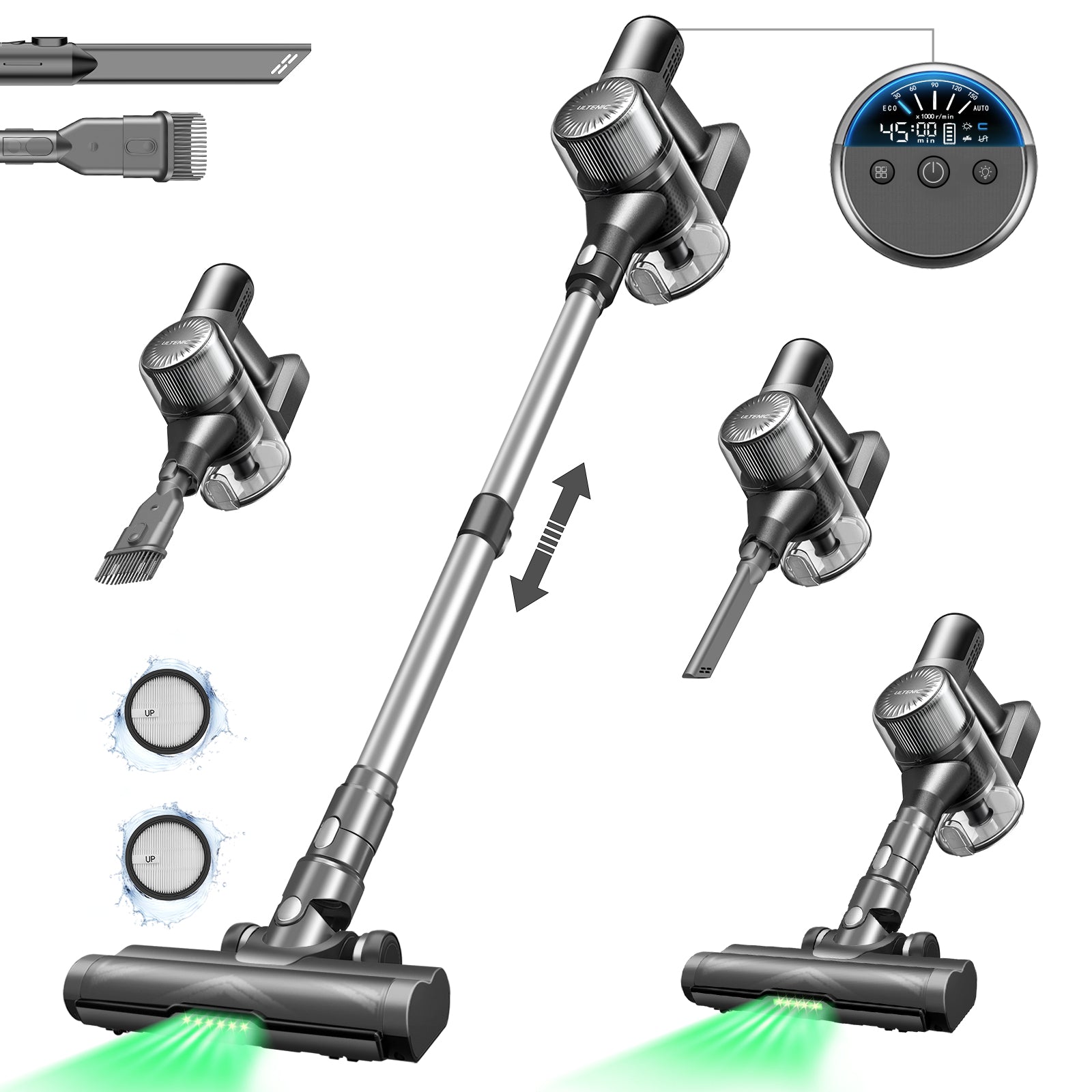 Produit Reconditionné : Ultenic U12 Vesla Aspirateur Balai sans Fil