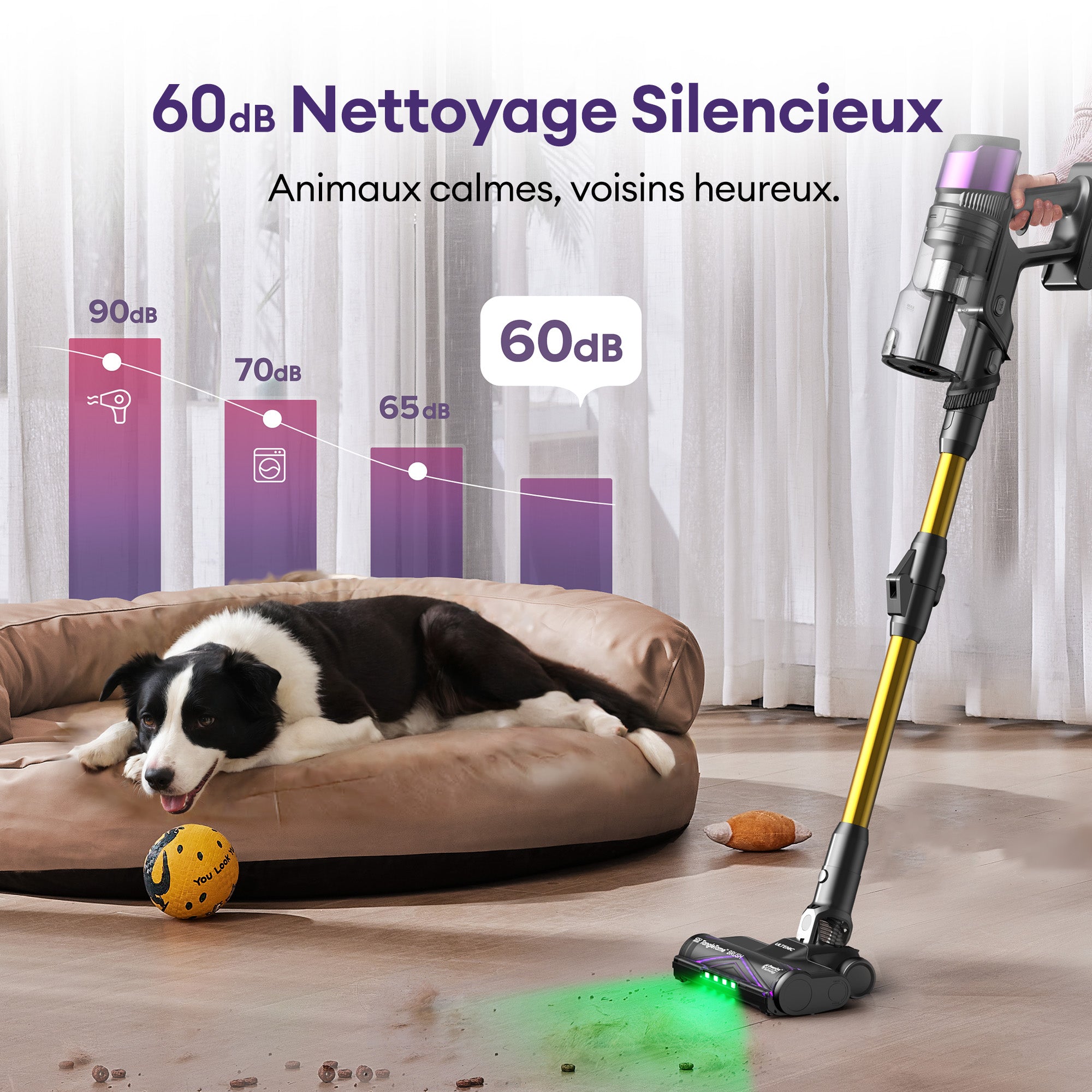Ultenic U20 Aspirateur Balai Sans Fil