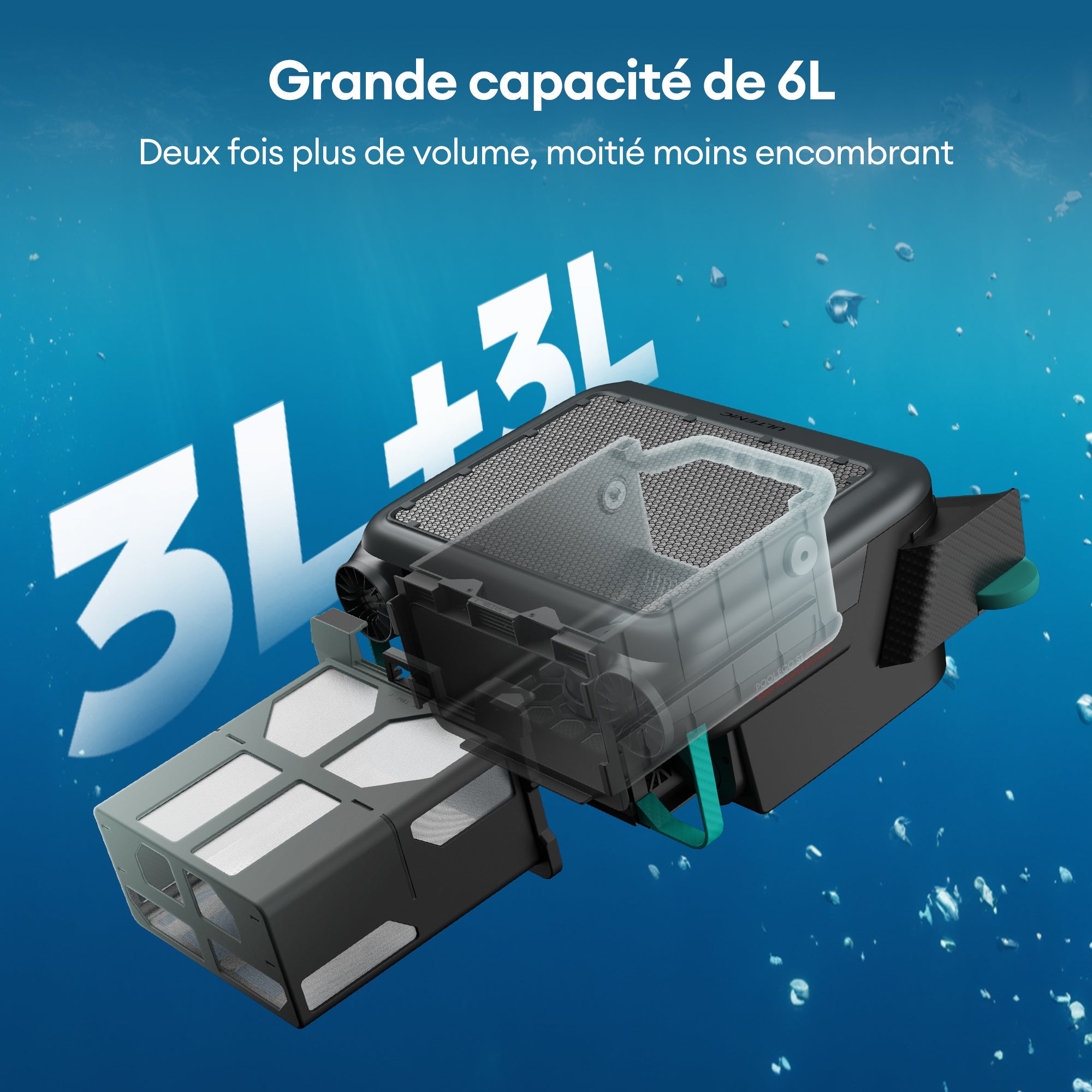 Ultenic Pooleco S1 Robot Solaire Skimmer de Piscine