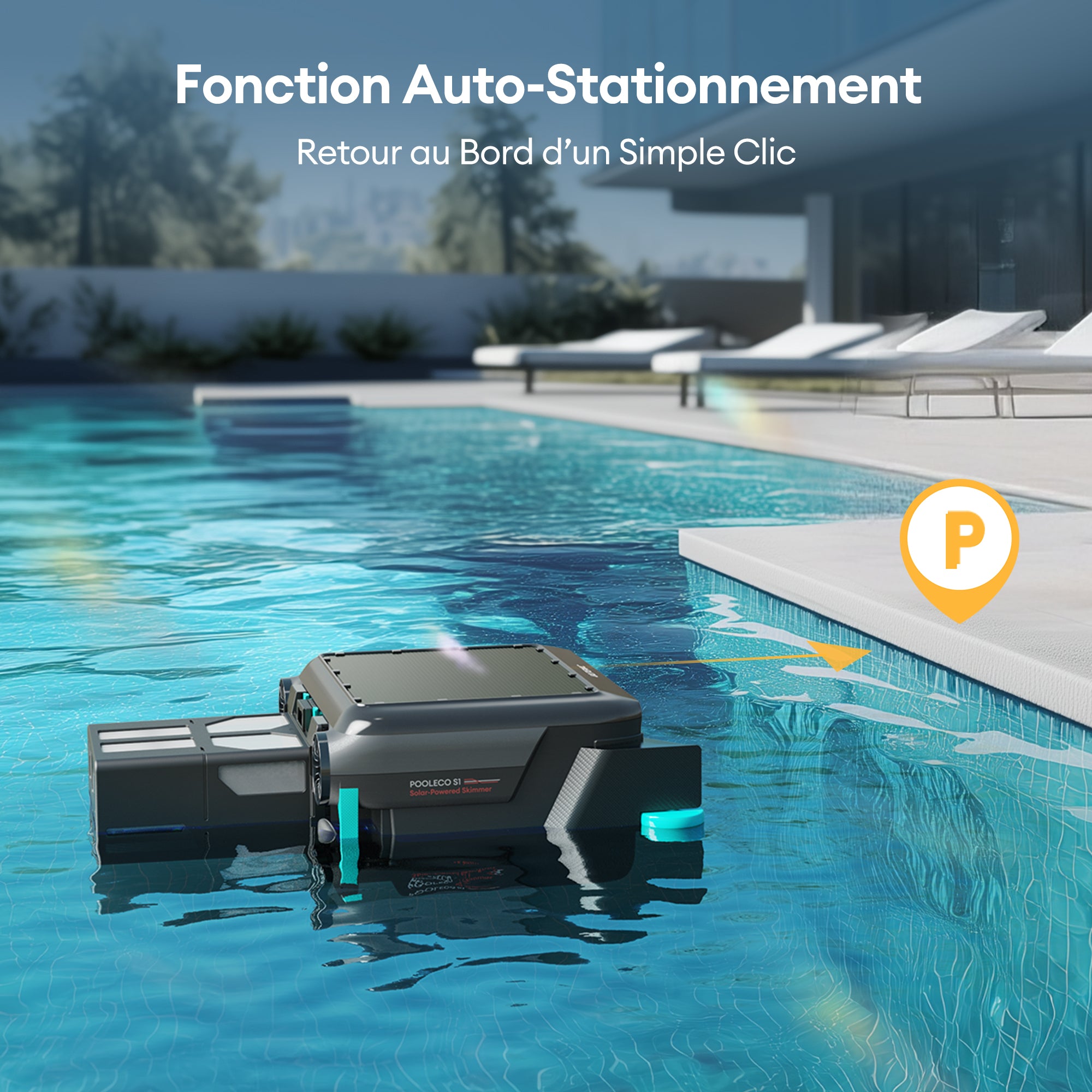 Ultenic Pooleco S1 Robot Solaire Skimmer de Piscine