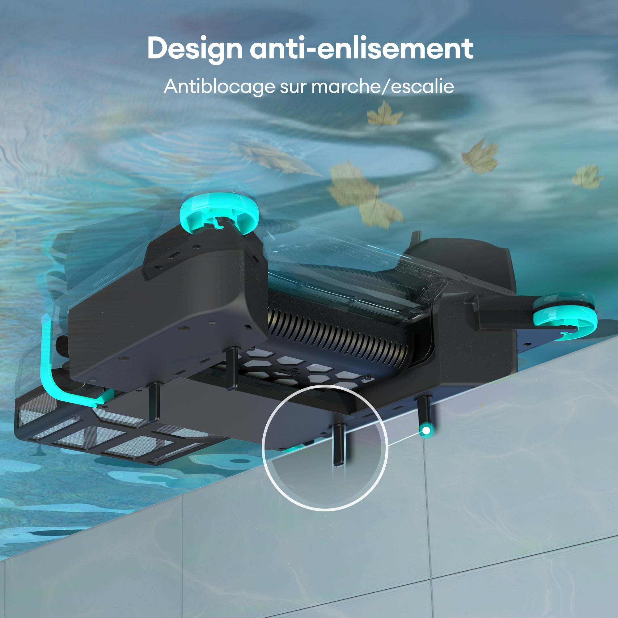 Ultenic Pooleco S1 Robot Solaire Skimmer de Piscine
