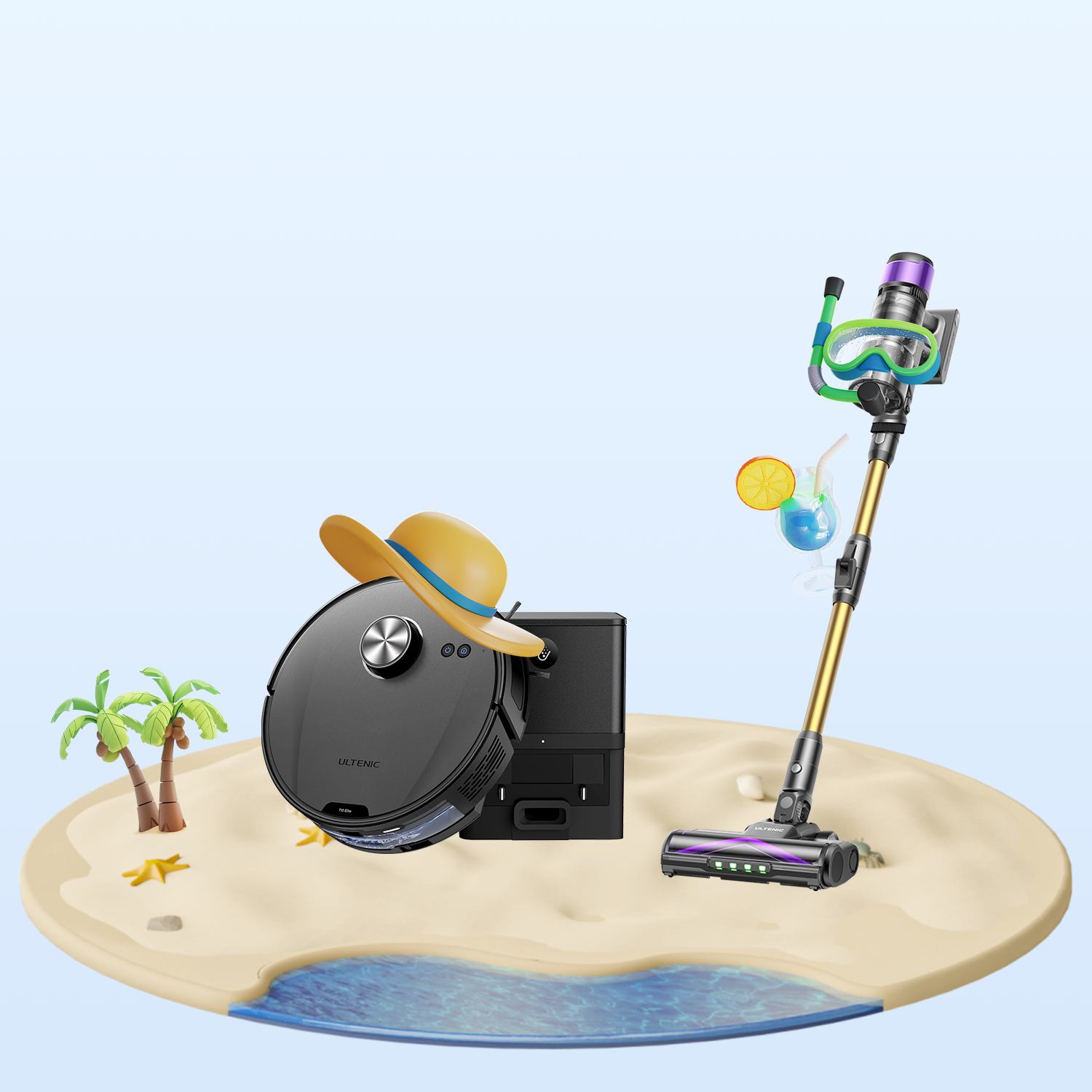 Ultenic U20 Aspirateur Balai Sans Fil