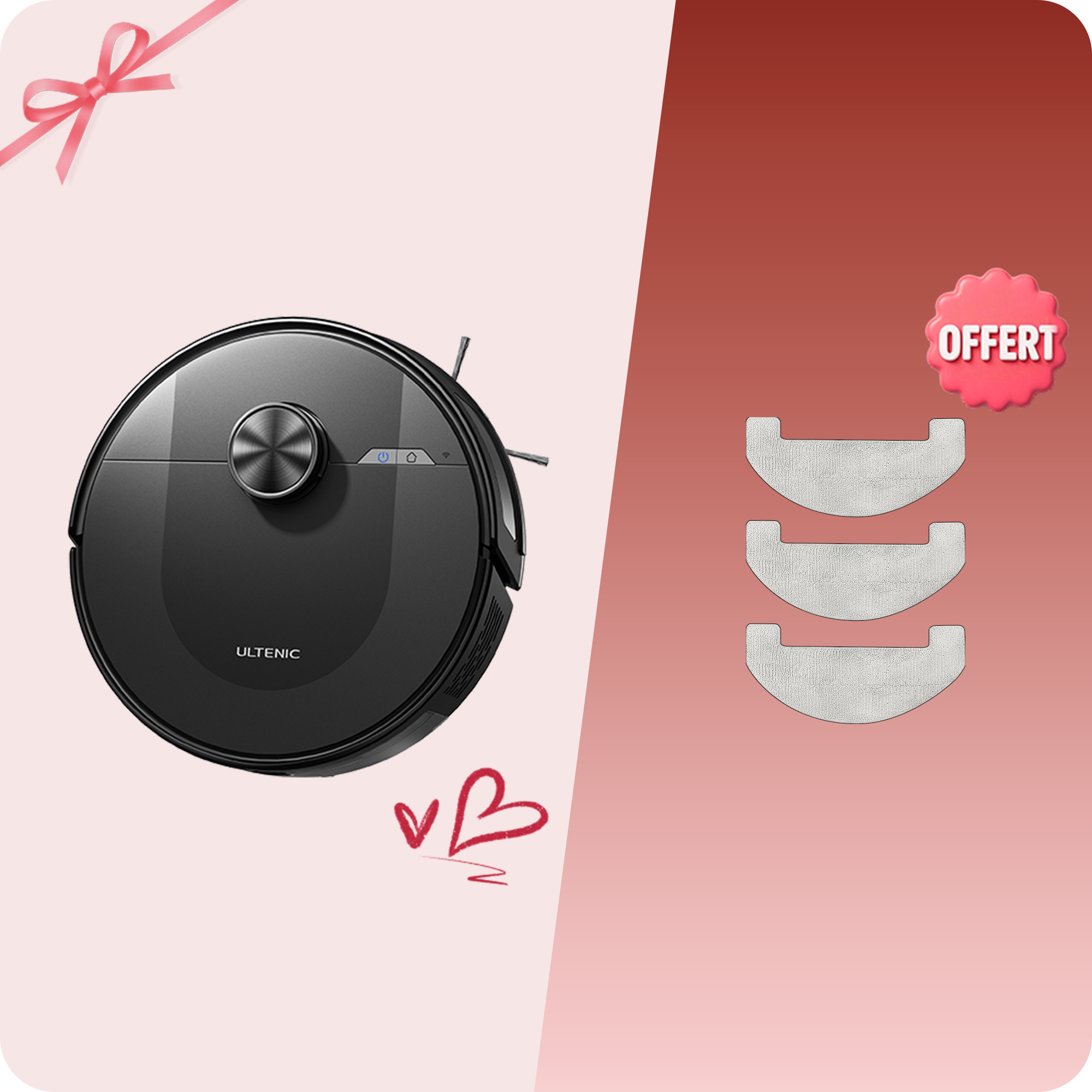 Ultenic D10 Robot Aspirateur Laveur