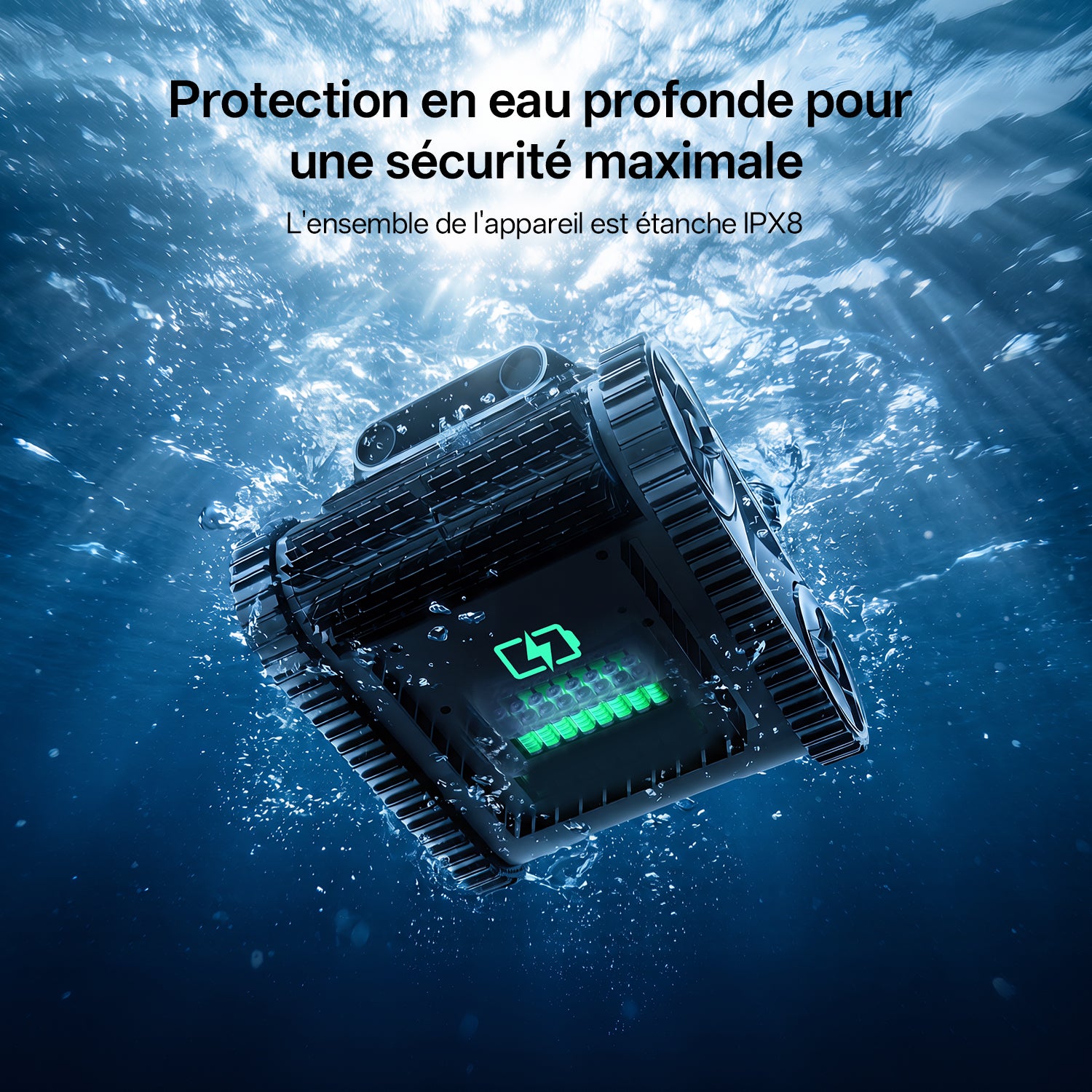 Ultenic Pooleco 30 Robot de Piscine Sans Fil