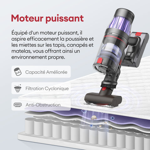 Ultenic Aspirateur Balai Sans Fil U16 Flex