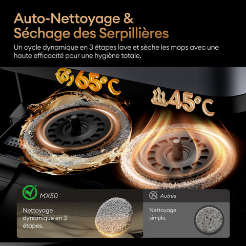 Produit Reconditionné :  Ultenic MX50 Robot Aspirateur Laveur