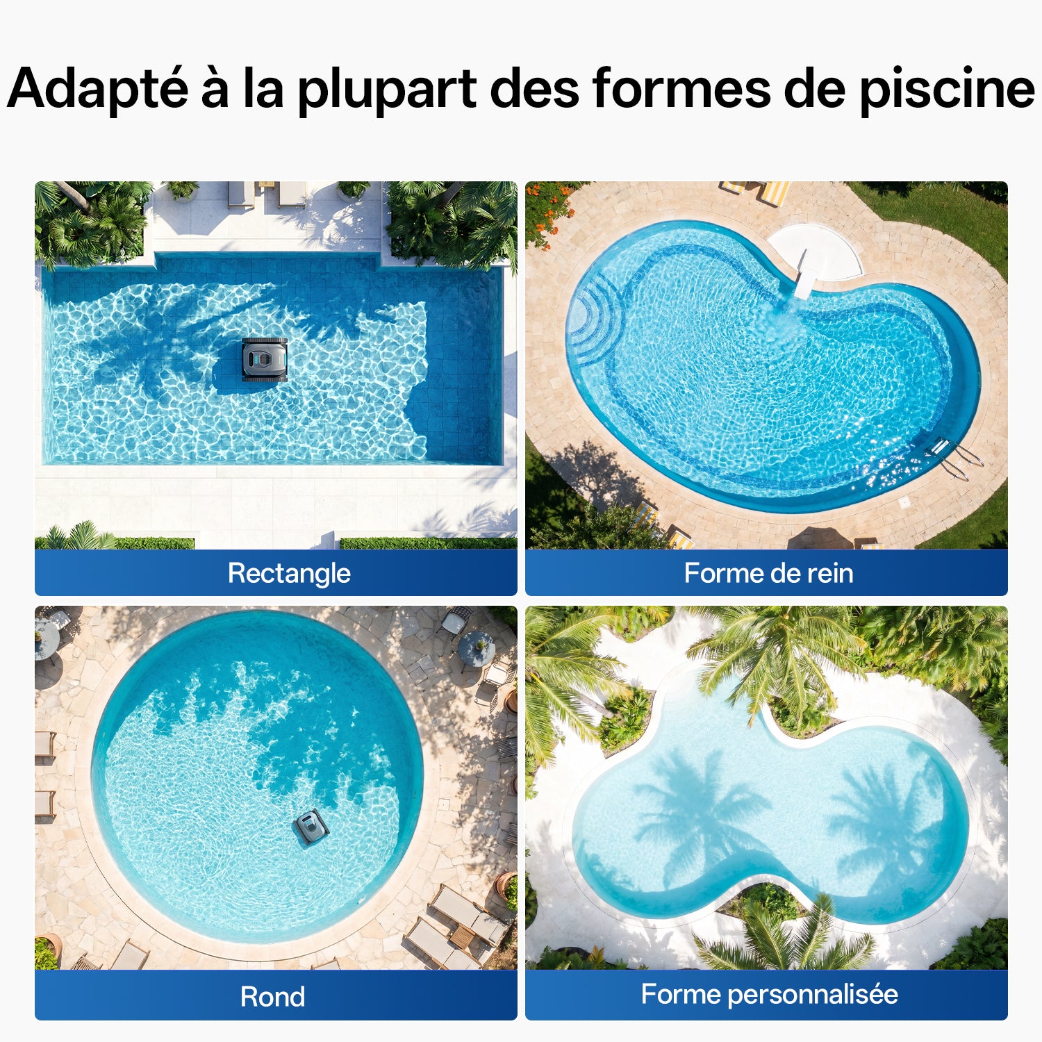 Ultenic Pooleco 30 Robot de Piscine Sans Fil