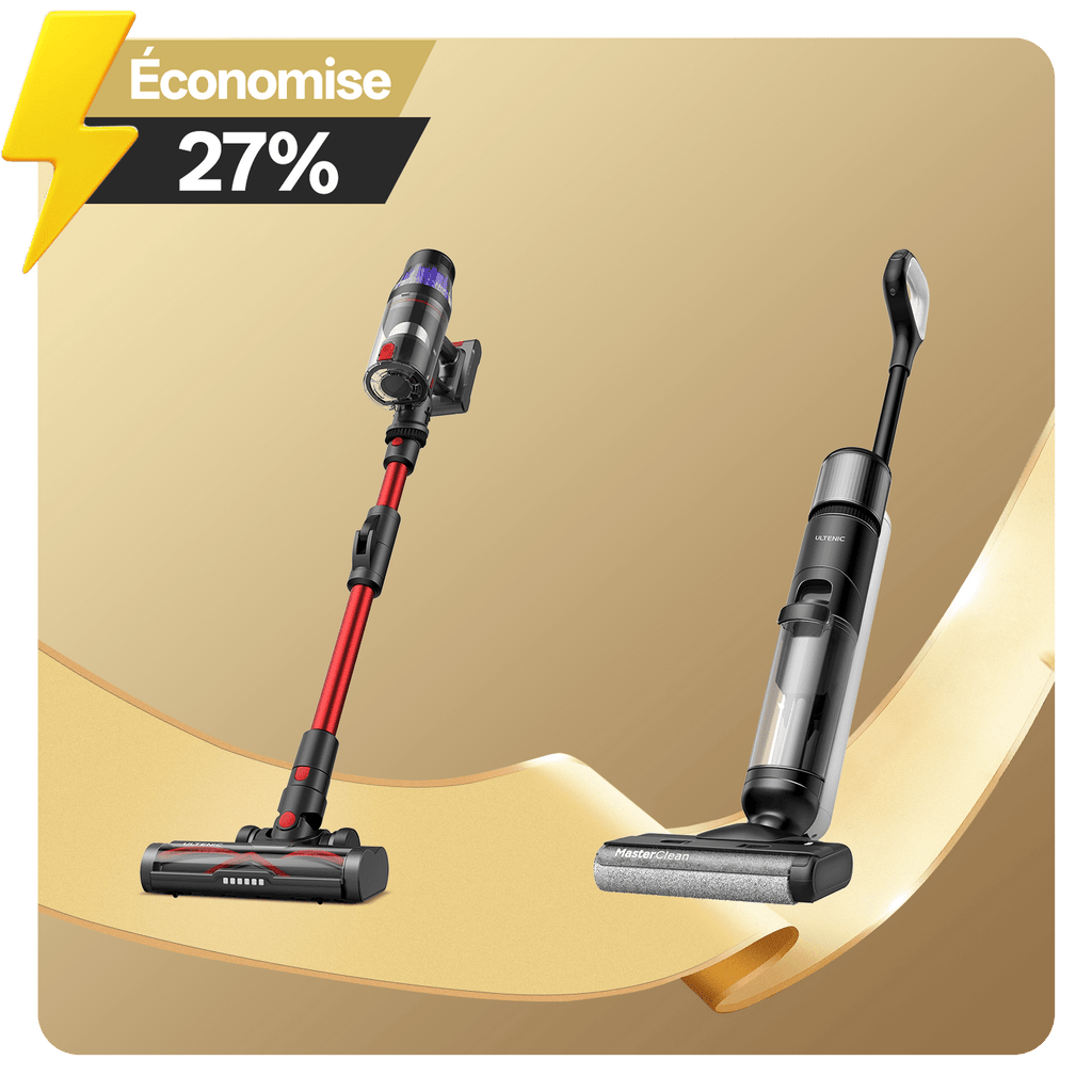Ultenic AC1 Elite : Aspirateur Laveur Sans Fil 2-en-1 Intelligent