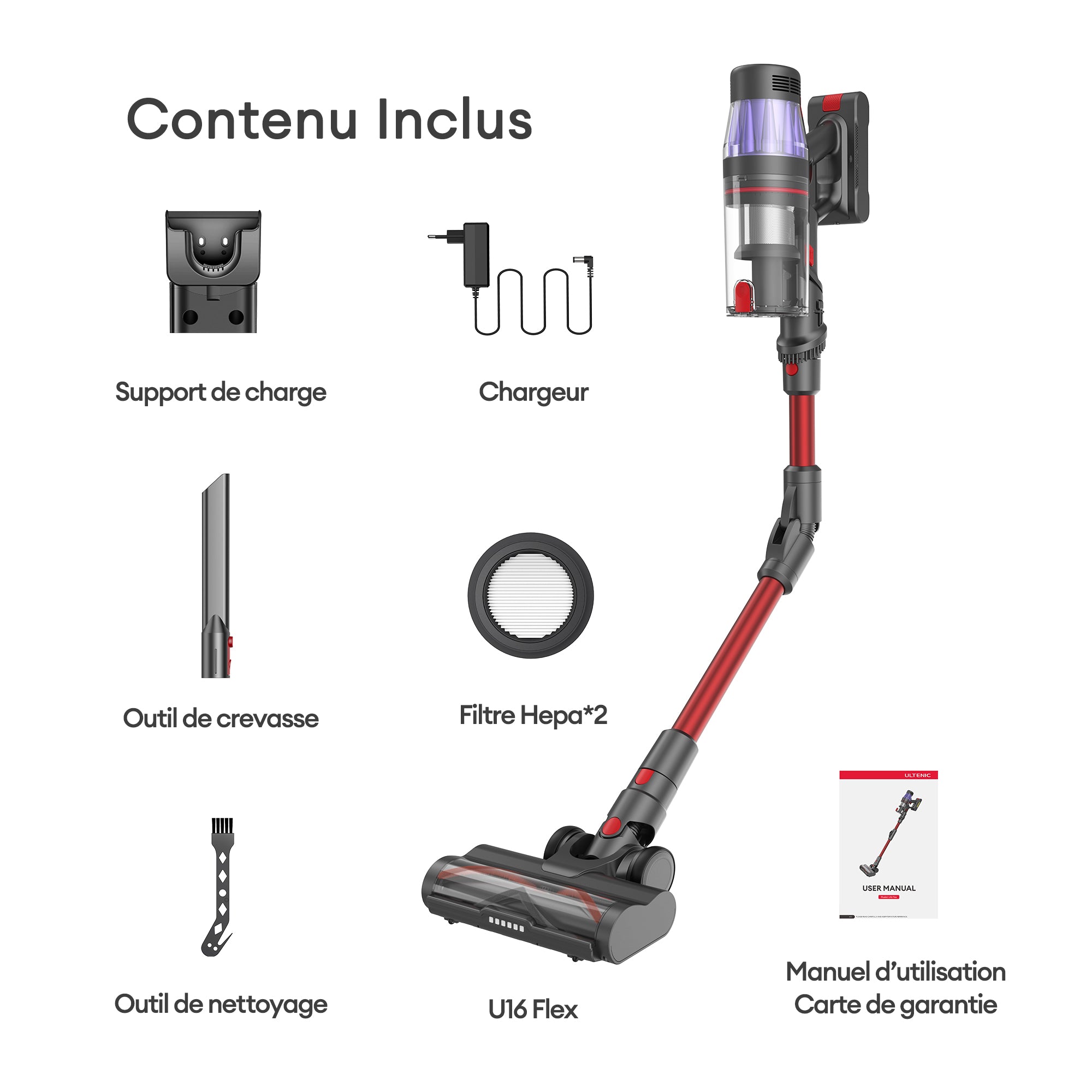 Ultenic U16 Flex Aspirateur Balai: GreenEye, 550W & Offre de Noël 2025