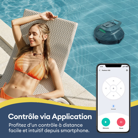 Produit Reconditionné ：Aspirateur Piscine avec télécommande