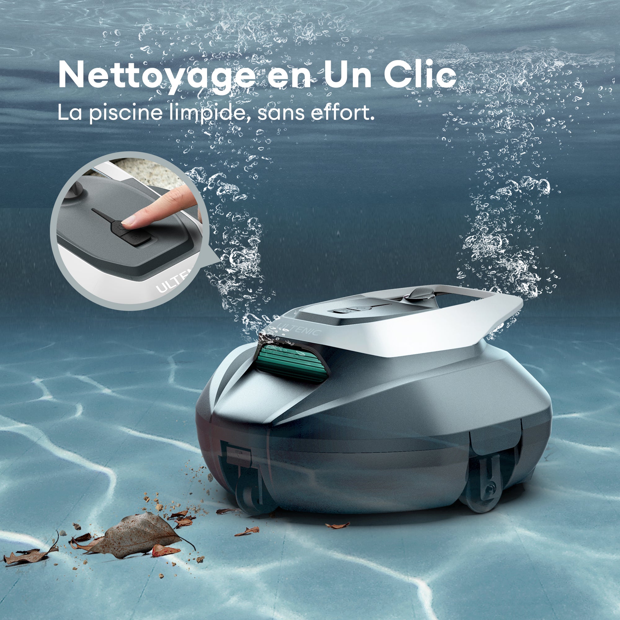 Ultenic Pooleco 10 Series Nettoyeur de Robot Piscine Sans Fil