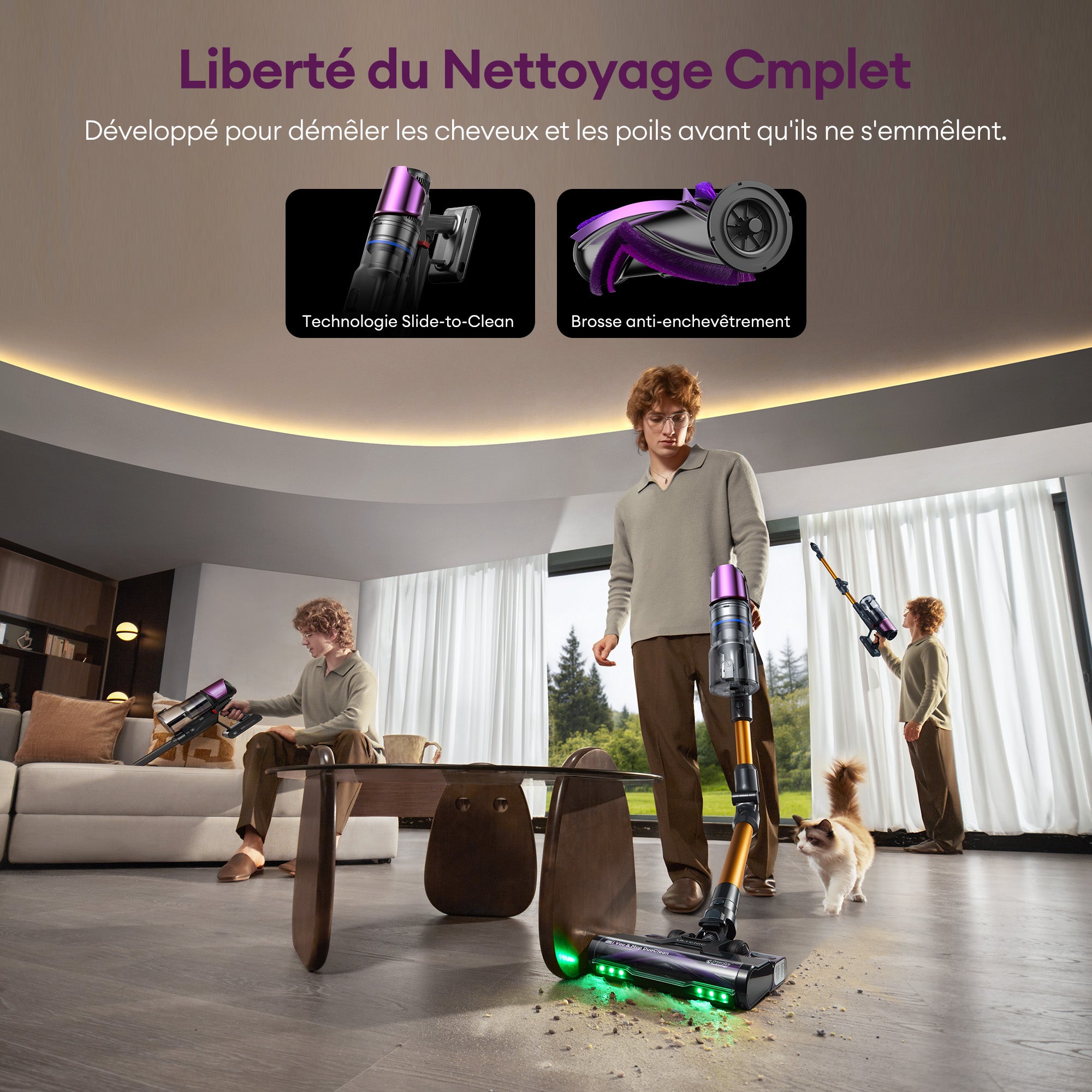 Ultenic U20 Mopper Aspirateur Balai Sans Fil