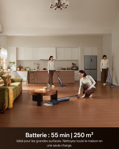 Produit Reconditionné： Ultenic AC1 TriFlex Aspirateur Laveur Sans Fil