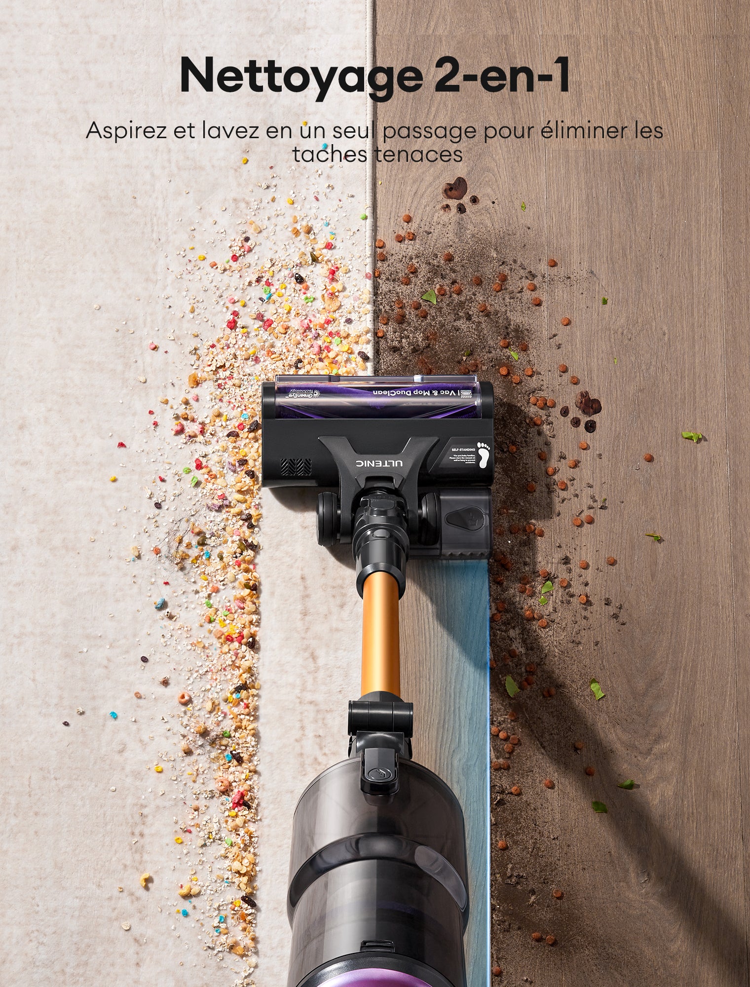 Ultenic U20 Mopper Aspirateur Balai Sans Fil